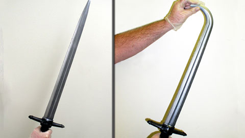如何用柔性发泡制作道具剑