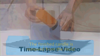 制作简单的蜡烛模具